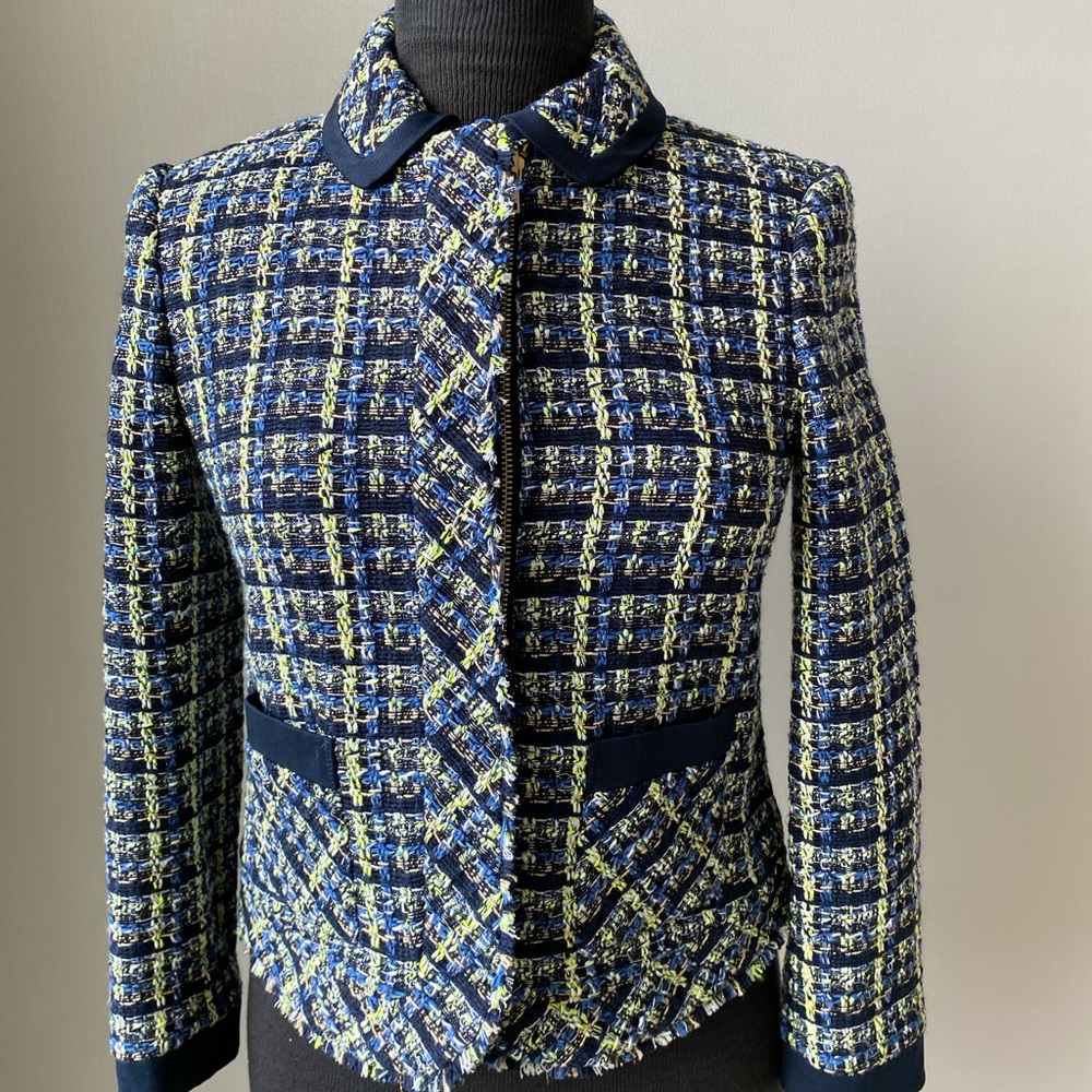 ANN TAYLOR: NWOT- MULTI COLOR BLAZER